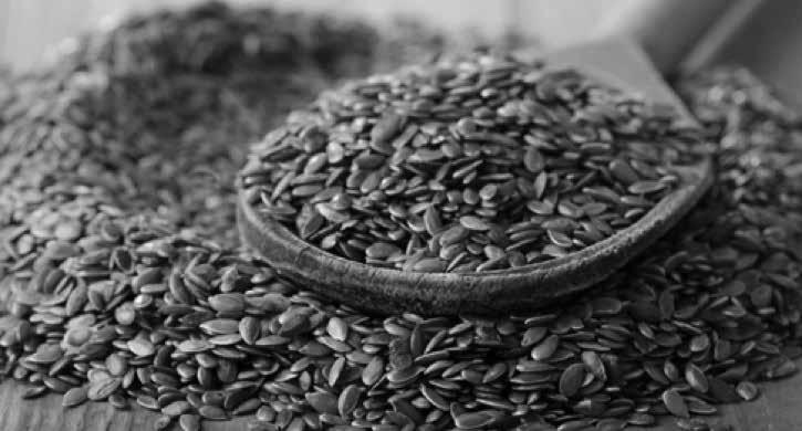Five Foods continued from page 21 Flaxseed Research published in the Natural Medicine Journal found that patients who had peripheral artery disease saw a decrease in blood pressure levels after