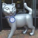 Aside from the amazing image on our London Cattery buildings, one of the most visible reminders of how successful we were during the year was the arrival of the Monopoly cat