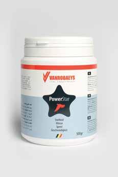 Purposefully Building-Up Energy Powerstar is a high-grade energy source that, thanks to the perfect combination of carbohydrates, amino acids and proteins, gives your pigeons those additional power