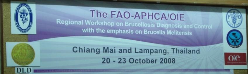 The Brucellosis OIE Twinning Program France-Thailand Birth of a