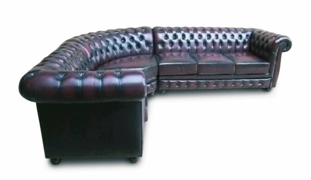 BRIGHTON CORNER Material: Leather Corner: W. 155 cm x H. 80 cm x D. 98 cm 2 seater: W.