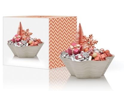 Tantalizing lidded candy jar brimming with premium chocolates and presented