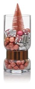 30 cm 77. Fantastic copper glass centrepiece filled with premium chocolates in two sizes 810 g - D.