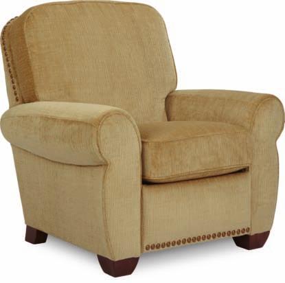 454 EMERSON Shown in Soho F108243 Wheat 025-454 LOW PROFILE RECLINER 41 H x 39 W x 37 D NS,