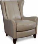 917 SIGNATURE LEATHER HEATHER Shown in LE121805 Red 700-917 STATIONARY CHAIR 41 H 32 W 38.