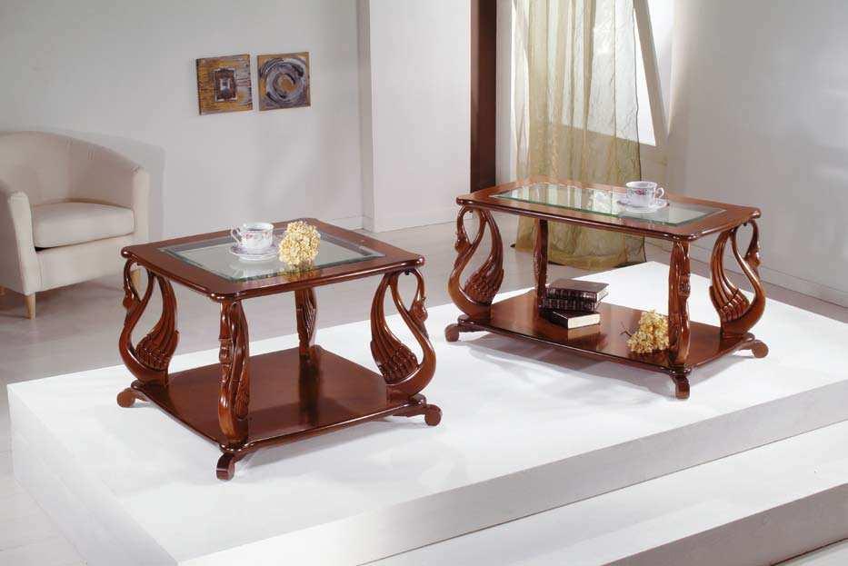 296 Provenzalino 4 cassetti + vano Night table 4 drawers with cabinet space cm. L. 48 P. 40 H.