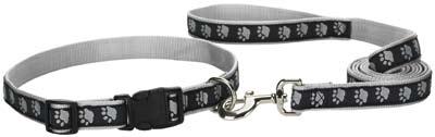 Leads have heavy-duty swivel clips. Harnesses are fully adjustable and offer better control for young or assertive pets.