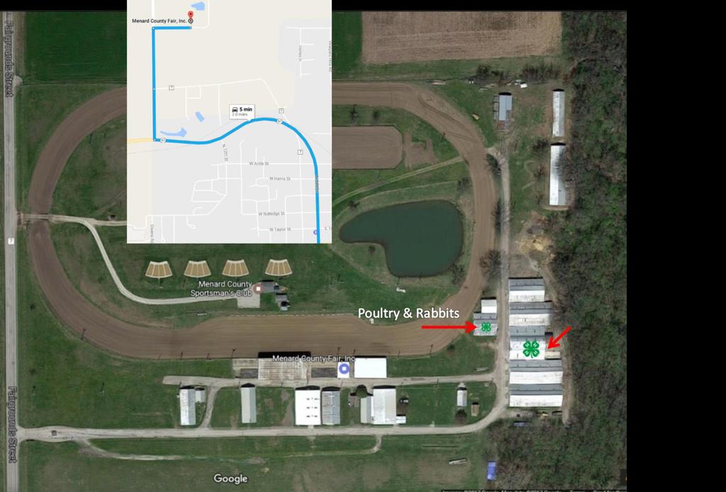 Menard County Fairgrounds are located directly north of Petersburg, IL on Illinois