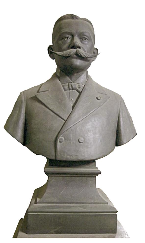 Figure 1. Statue of Johannes Janson at the Department of Veterinary Anatomy in Tokyo- Yayoi.