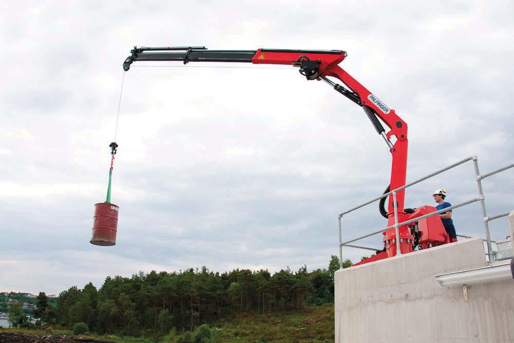 easy maintenance Sophisticated crane geometry Exceptional