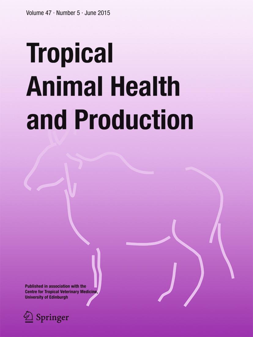 Haile, Shenkute Gosheme & David Russell Notter Tropical Animal Health and Production ISSN