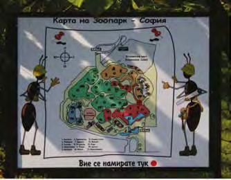 IMAGE 29: Signs with a map of the zoo can be installed to