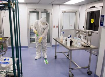 Quality Assurance Facility (both sterile an non-sterile labs) were designed and built as a cleanroom and operates to meet both CGMP standards and USP quality standards CGMP standards Process Control-