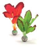 Suitable for all biorb aquariums. 46102 SP04 biorb silk plant set large green & red Two silk plants per set. With weight. Sinks to the bottom.