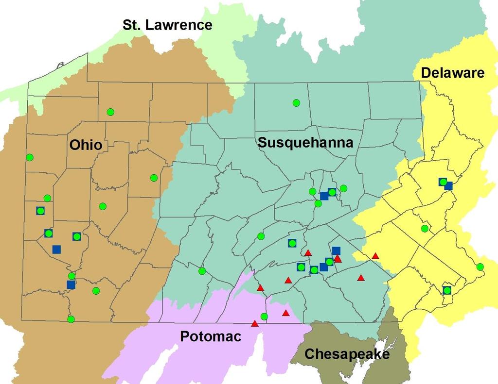 Contaminants of Emerging Concern in Pennsylvania Waters 2006-2009 Data collection and analysis from