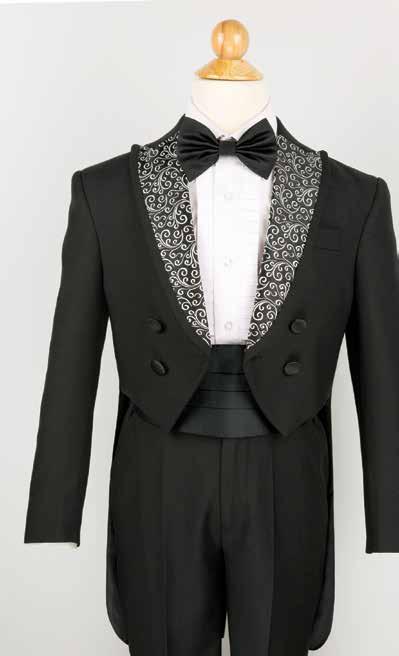 tuxedo with vest, shirt and