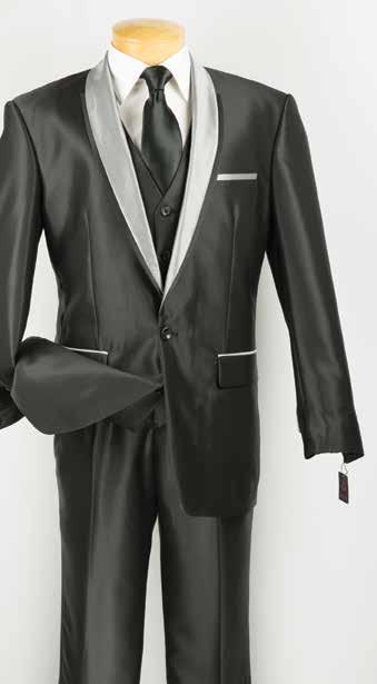 tuxedo with fancy vest Side