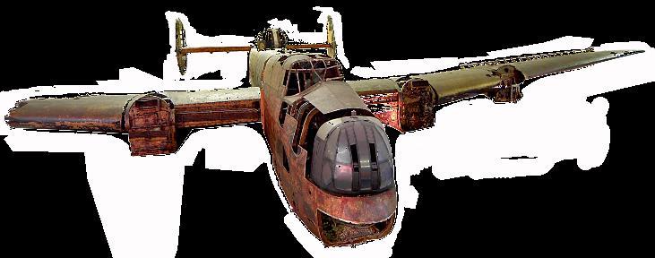 This plane is in a very different condition to the Lancaster.