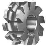 CONCAVE CUTTERS CONCAVE CUTTERS ~ HIGH SPEED STEEL ARBOR TYPE ~ FORM RELIEVED Concave milling cutters are used to produce a true convex radius.