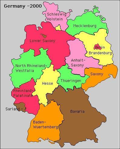 Germany 16 federal states.