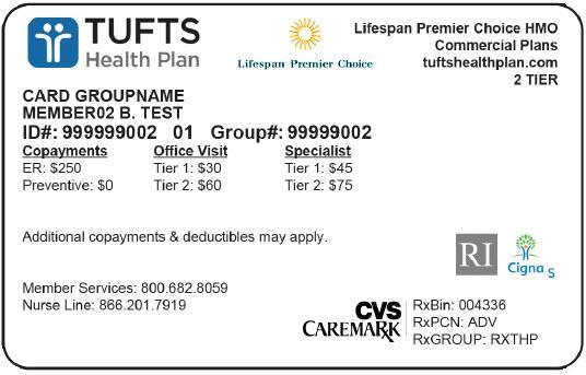 Lifespan Premier Choice Tufts Health Plan, in association with Lifespan, offers Lifespan Premier Choice. Lifespan Premier Choice HMO and PPO are tiered products.