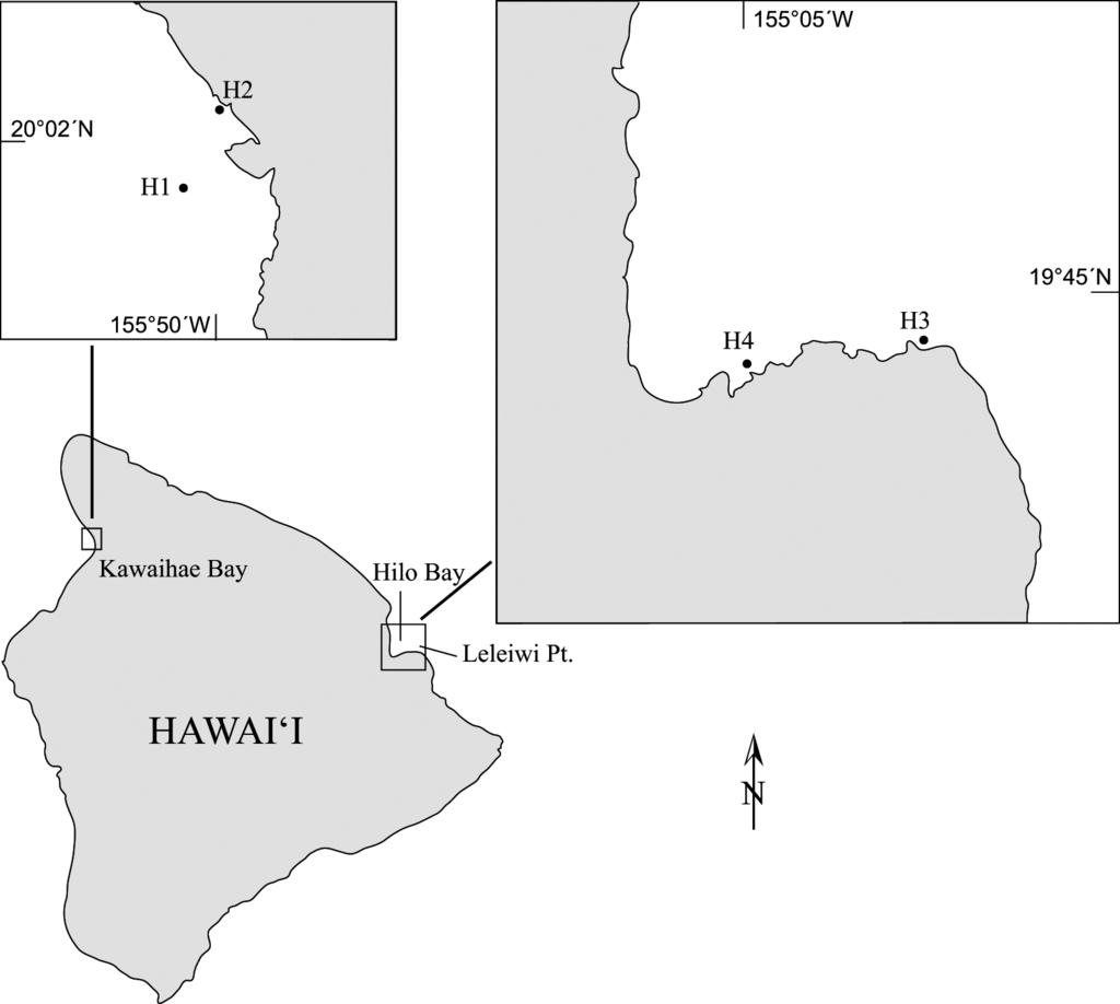 238 PACIFIC SCIENCE. April 2010 Figure 5. Map of Hawai i showing location of stations sampled by P. Reath.