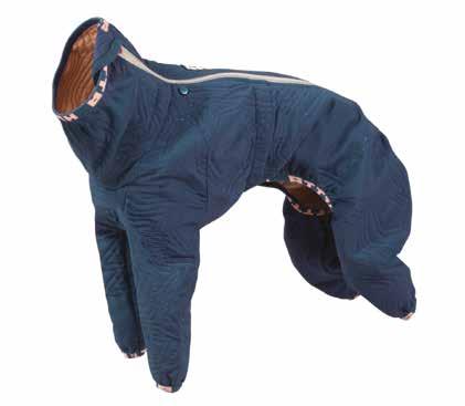 dog coats Image shown: Casual Quilted Overall - Heather & River Casual Quilted overall Easy to fit back zip Adjustable neck and