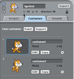 Scripts, like movie scripts, control how the actors (sprites) act. Right now there is no script for the cat, so it just sits there idly.