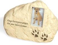 ) Text: Dogs leave paw prints On your heart