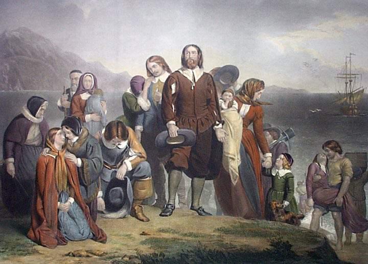 The Pilgrims made a long journey or pilgrimage, first to Holland, and then to America.