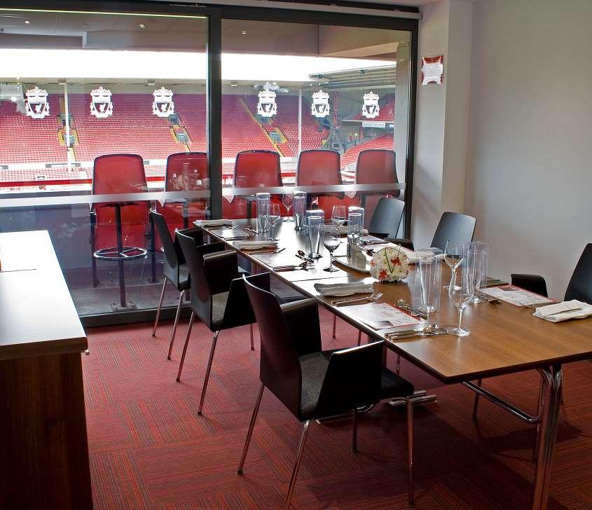 Kenny Dalglish Stand Executive Boxes. We have 30 Executive Boxes overlooking the famous Anfield pitch.