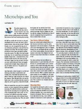 Why microchip at