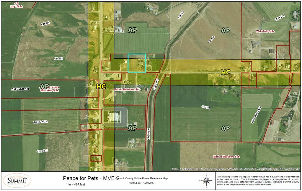 Vicinity Map: Background: The applicant is under contract to purchase parcel MVE-2 from the current owners. The property has an existing enclosed dog kennel structure.
