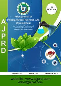 Asian Journal of Pharmaceutical Research and Development (An International Peer-Reviewed Journal of Pharmaceutical Research and Development) www.ajprd.