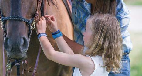 Hors - E - News adds: I like that when my children come home from school they don t sit in front of a screen, but go out and ride or groom their ponies.