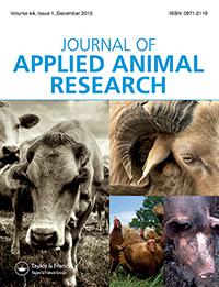 Journal of Applied Animal Research ISSN: 0971-2119