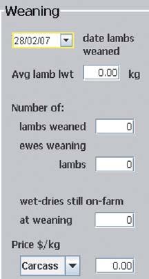 The average age of lambs at weaning can be from 30 days to 150 days.