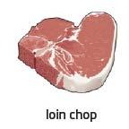 Center rib roast: Cut from the rib end of the loin, this chop may be a bit fattier and less tender than roasts from