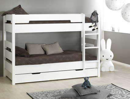 90 x 190 cm Separates into 2 single beds Mattress dimensions: 90 x 190 cm Lit séparable /