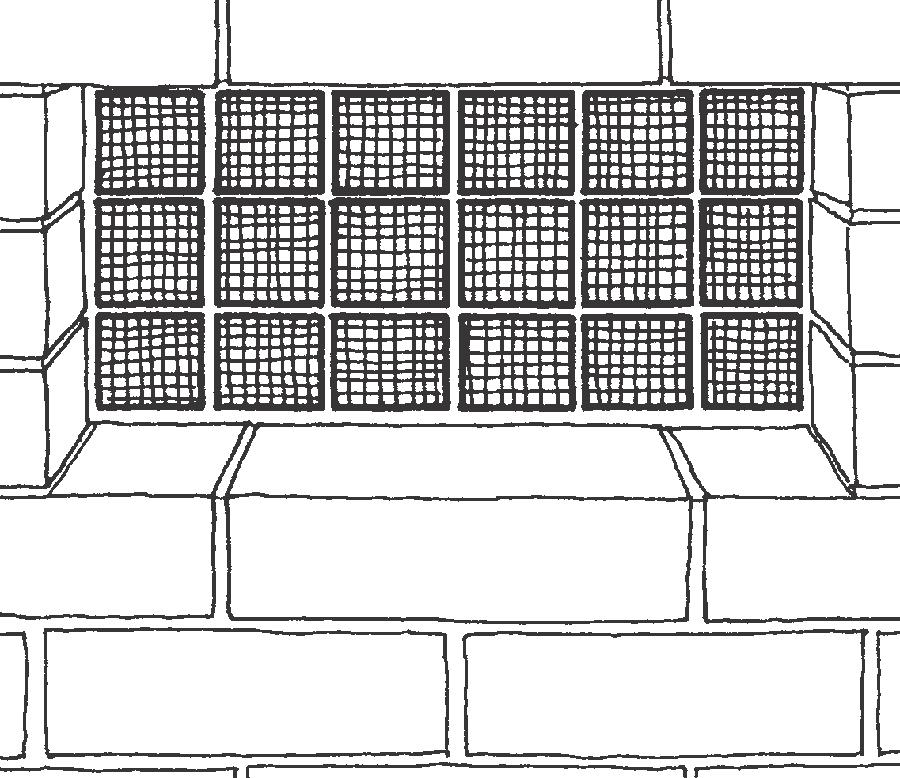 Brick with mortared joints. Cement mortar (1:3 mixture). Concrete (1:2:4 mixture). Figure 5. Rodentproofing a door, placing channel at bottom and cuffs at sides over channel. Figure 3.