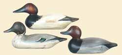 100-200 292. Merganser with inlet head. Maker unknown. 50-75 293. Lot of four.