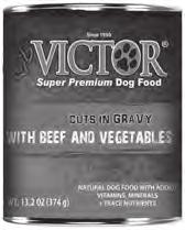 60 223500 854524005436 *Victor Grain-Free Turkey & Sweet Potato Dog Can 13.2oz - 12/cs CS $18.90 $16.