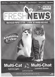 222669 850357002147 Fresh News Multi Cat Litter 14lb - (*$5 Mail-in Rebate) EA $7.65 $7.