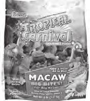 55 62059 042934446578 FM Brown s Tropical Carnival Cockatiel Food 3 lb EA $6.45 $4.