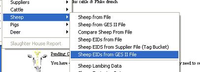 Page 26 Importing EIDs from the Readers Select the appropriate import
