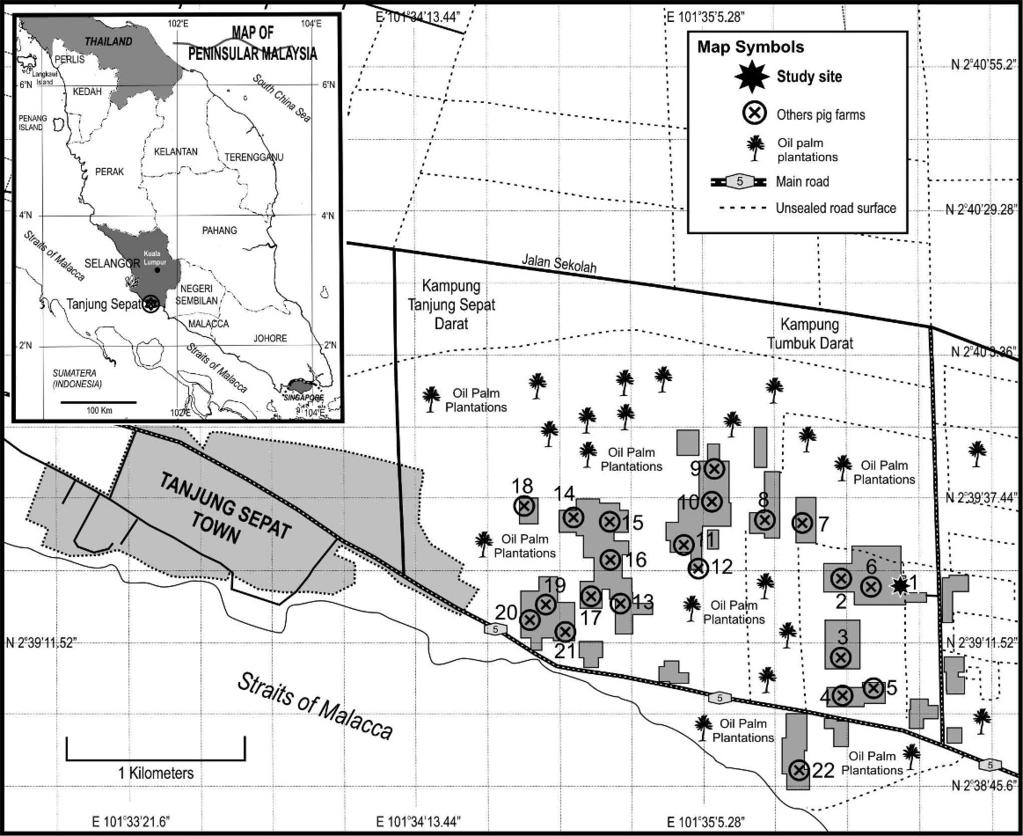 244 JOURNAL OF THE AMERICAN MOSQUITO CONTROL ASSOCIATION VOL. 29,NO. 3 Fig. 1. Collection site of mosquito specimens in Tanjung Sepat, Selangor, Malaysia.