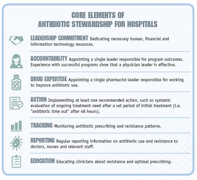 Core Elements for Hospital Antibiotic Stewardship