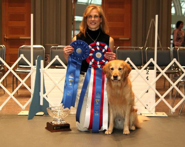 ---Submitted by Sue Volkmer G ary Platt and his two year old Golden Retriever, OTCH Goldenloch s Mak n a Statement UDX, OM2 (aka Bubba), earned his CDX, UD, UDX, OM2 and OTCH in 2010.