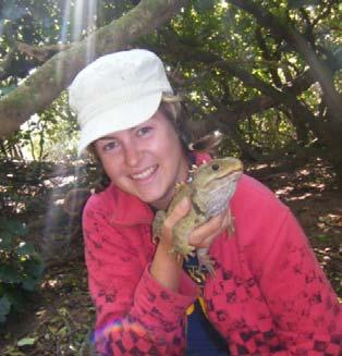 Herpetological Conservation and Biology ILSE CORKERY embarked on her career as an ecologist after visiting and volunteering on conservation projects in Ecuador and the Galapagos Islands.