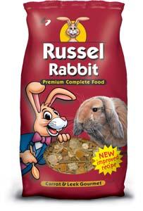 Russel Junior is a nutritionally complete and balanced food, specially formulated for the needs of young rabbits (4-20 weeks).
